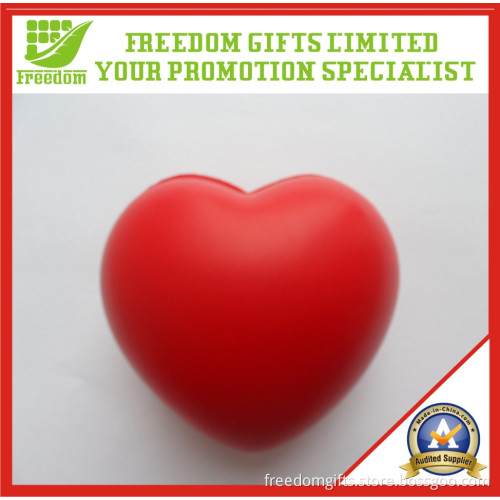 Plain Red Stress Heart